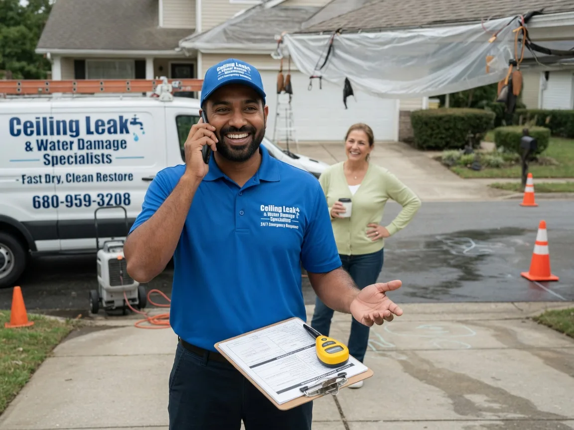 Ceiling Leak Cleanup Shoshoni, WY FAQs